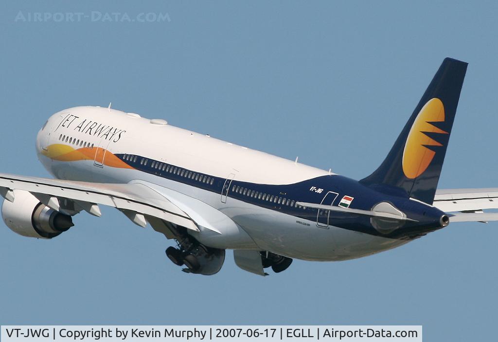 VT-JWG, 2007 Airbus A330-202 C/N 831, Jet Airways 777