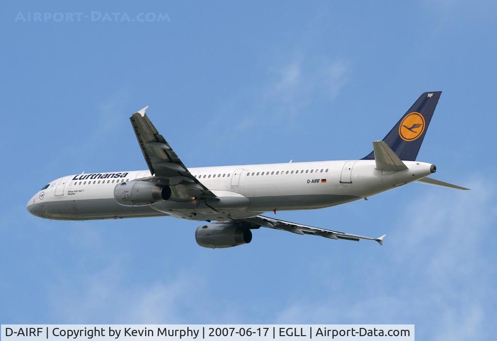 D-AIRF, 1994 Airbus A321-131 C/N 0493, Lufty 321