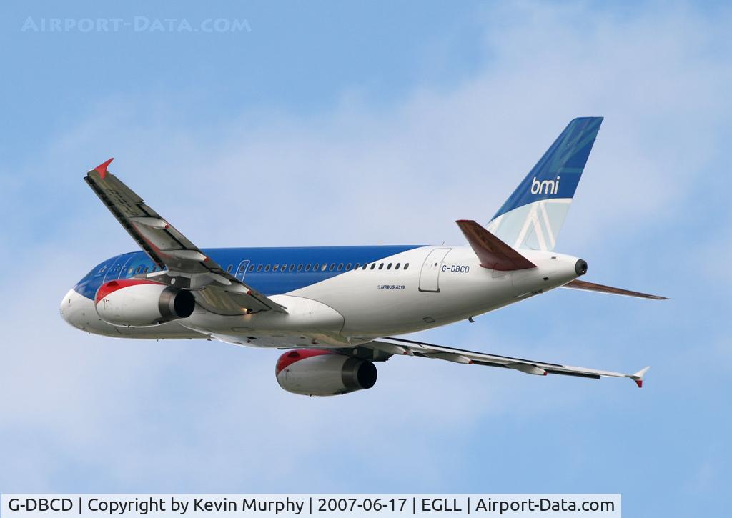 G-DBCD, 2005 Airbus A319-131 C/N 2389, BMI Bus