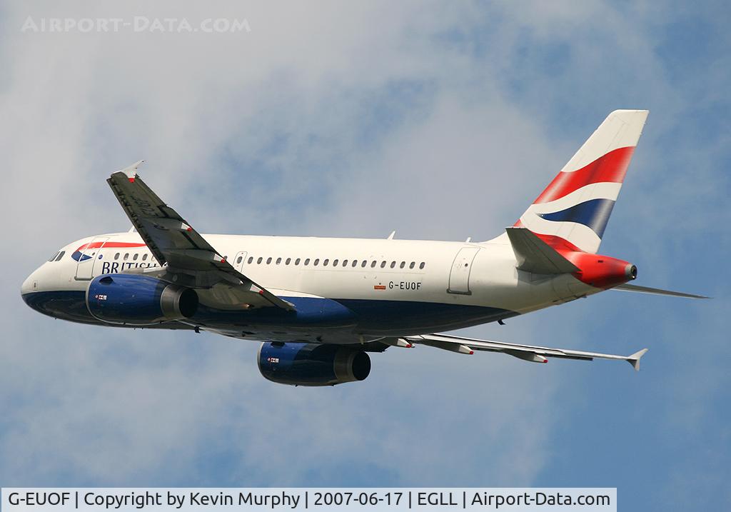 G-EUOF, 2001 Airbus A319-131 C/N 1590, BA 319