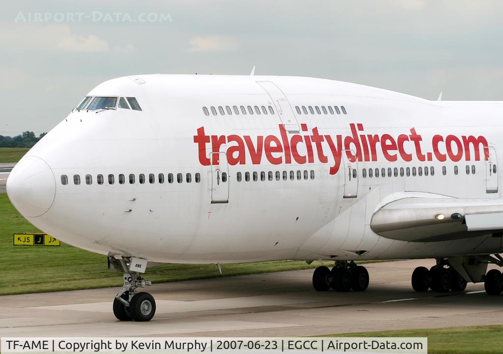TF-AME, 1984 Boeing 747-312 C/N 23032, Travel city 747