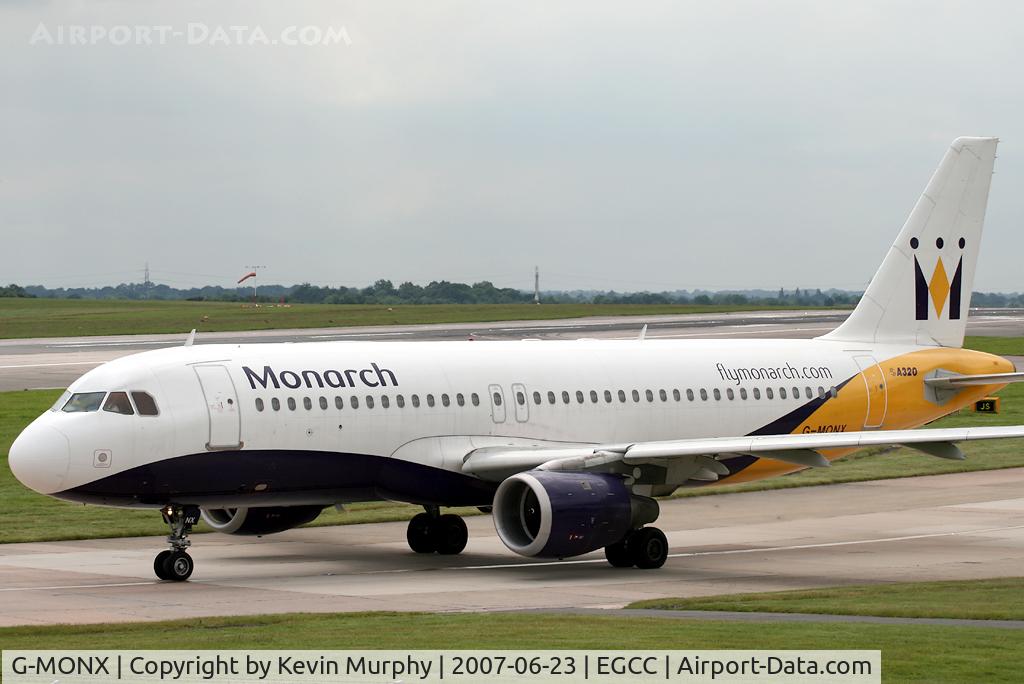 G-MONX, 1992 Airbus A320-212 C/N 392, Monarch holiday bus