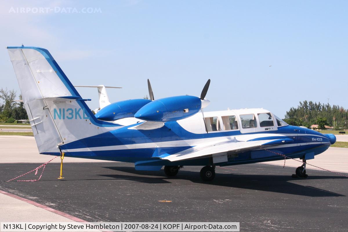N13KL, 2003 Beriev Be-103 C/N 3301, Basking in the late afternoon sun at Opa Locka