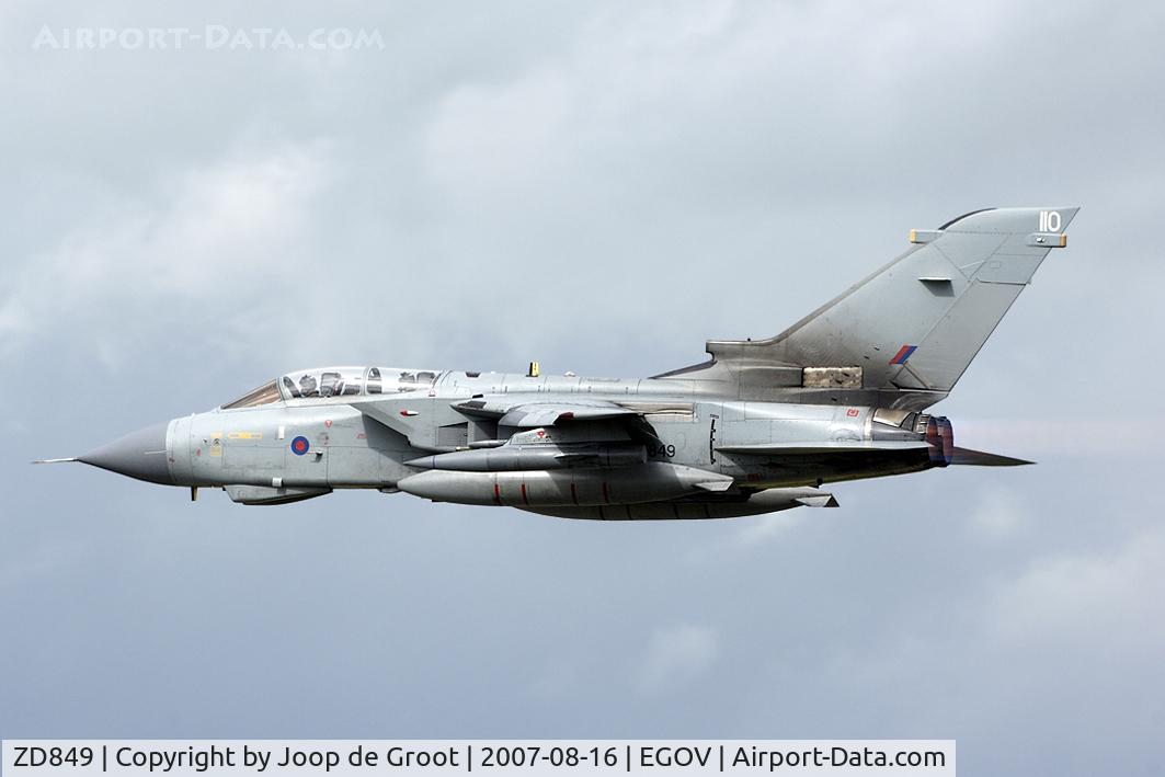 ZD849, 1985 Panavia Tornado GR.4 C/N 444/BS147/3202, Take off after the Valley Photo Call