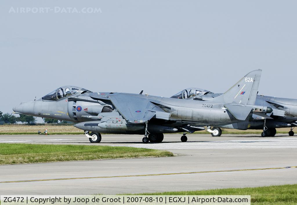 ZG472, British Aerospace Harrier GR.7A C/N P62, Ready for take off