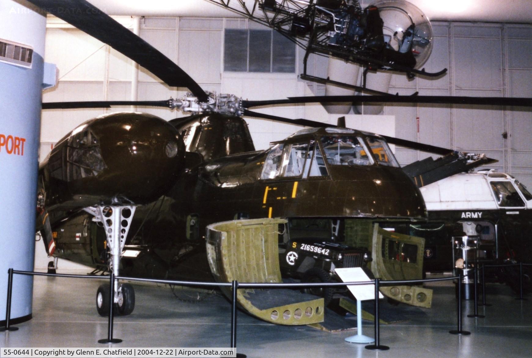 55-0644, 1955 Sikorsky CH-37B Mojave (S-56) C/N 56-031, CH-37A Mojave at the Army Aviation Museum