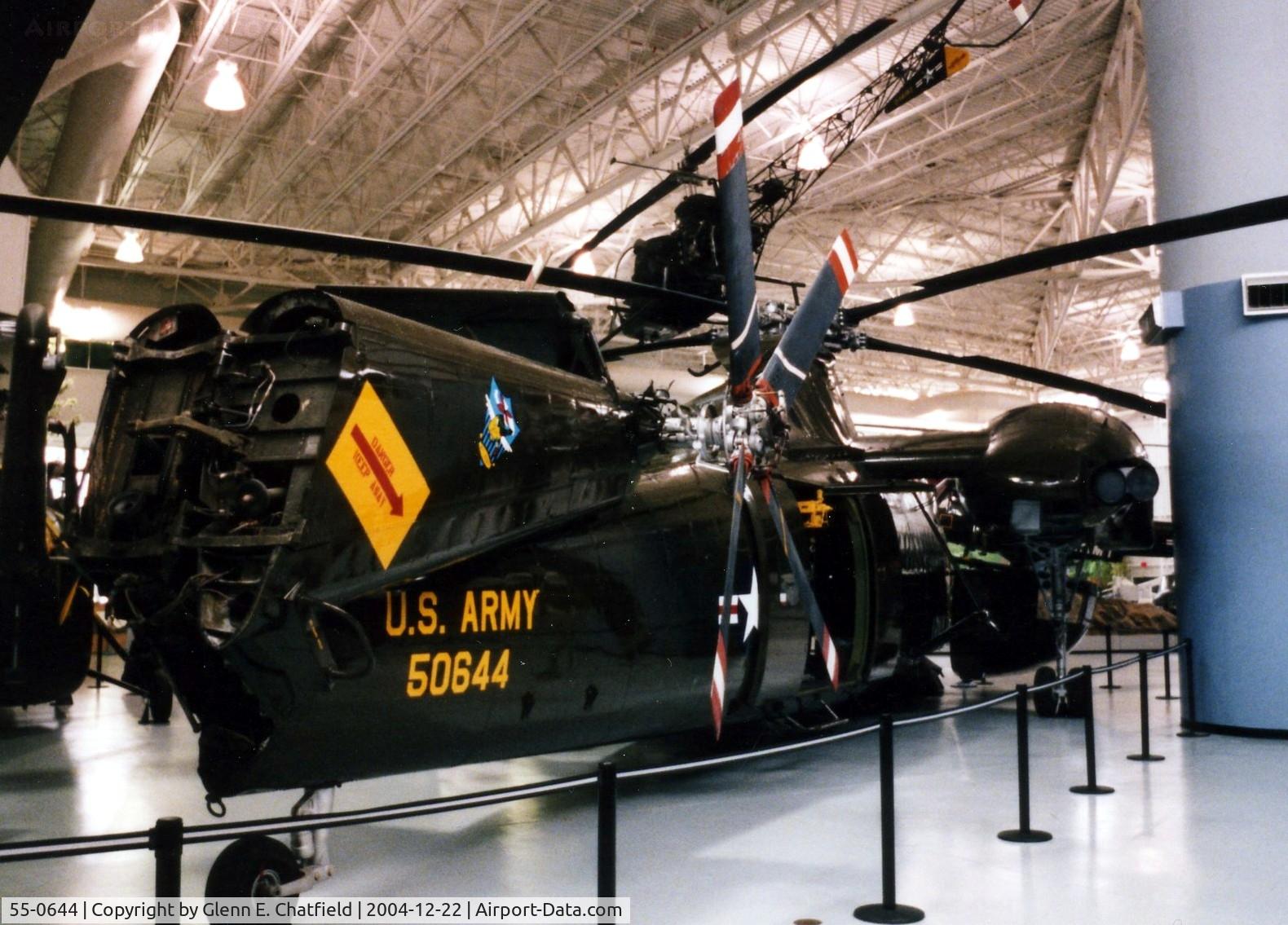 55-0644, 1955 Sikorsky CH-37B Mojave (S-56) C/N 56-031, CH-37A Mojave at the Army Aviation Museum