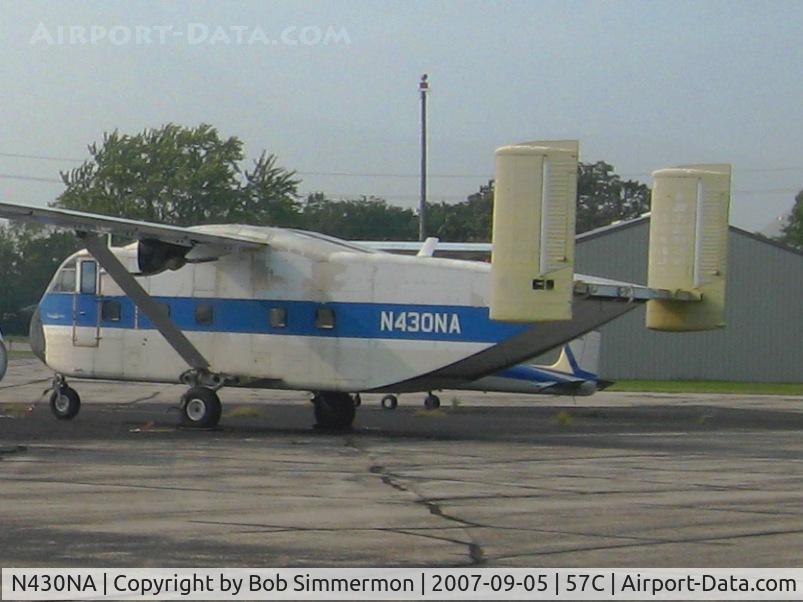 N430NA, 1990 Short C-23B Sherpa C/N SH3204, On the ramp at East Troy, WI