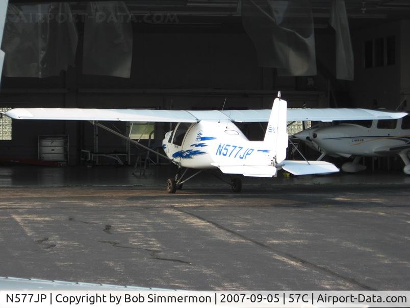 N577JP, 2006 Comco Ikarus C42E C/N 0605-6816, At the maintenance shop - East Troy, WI