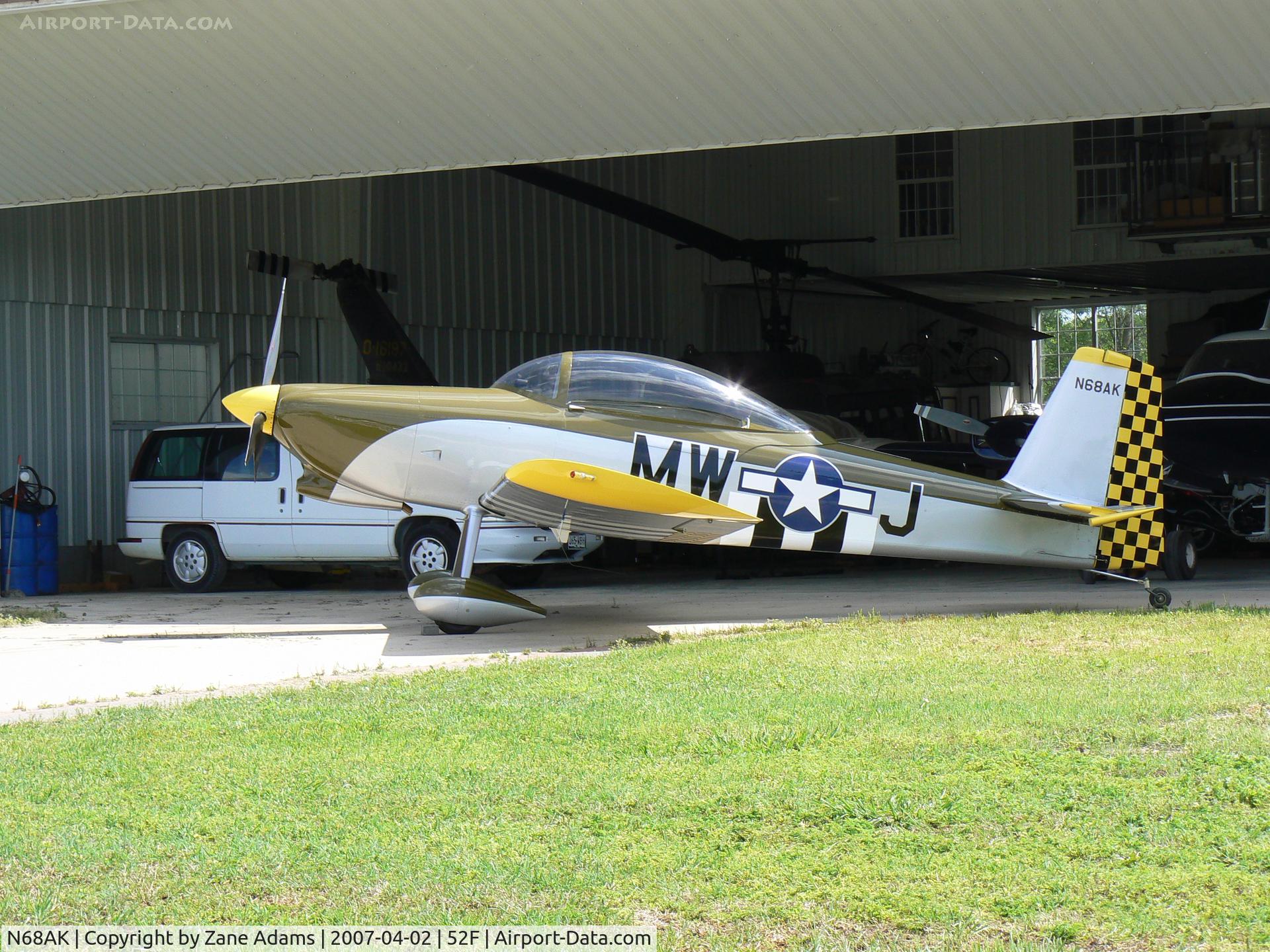 N68AK, 2005 Vans RV-8 C/N 80749, In warbird paint