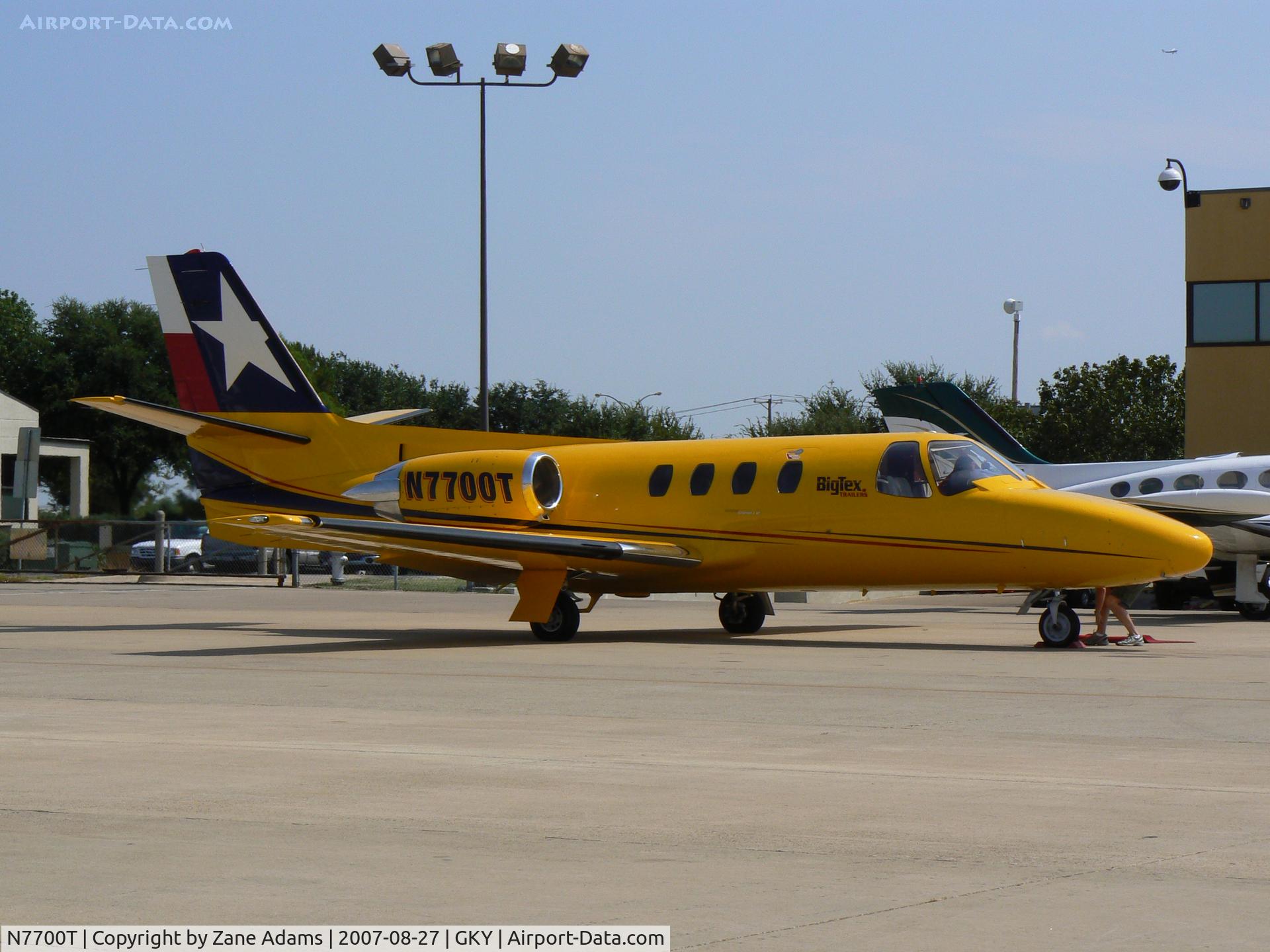 N7700T, Cessna 501 Citation I/SP C/N 501-0248, Northern Tool, Texas Paint