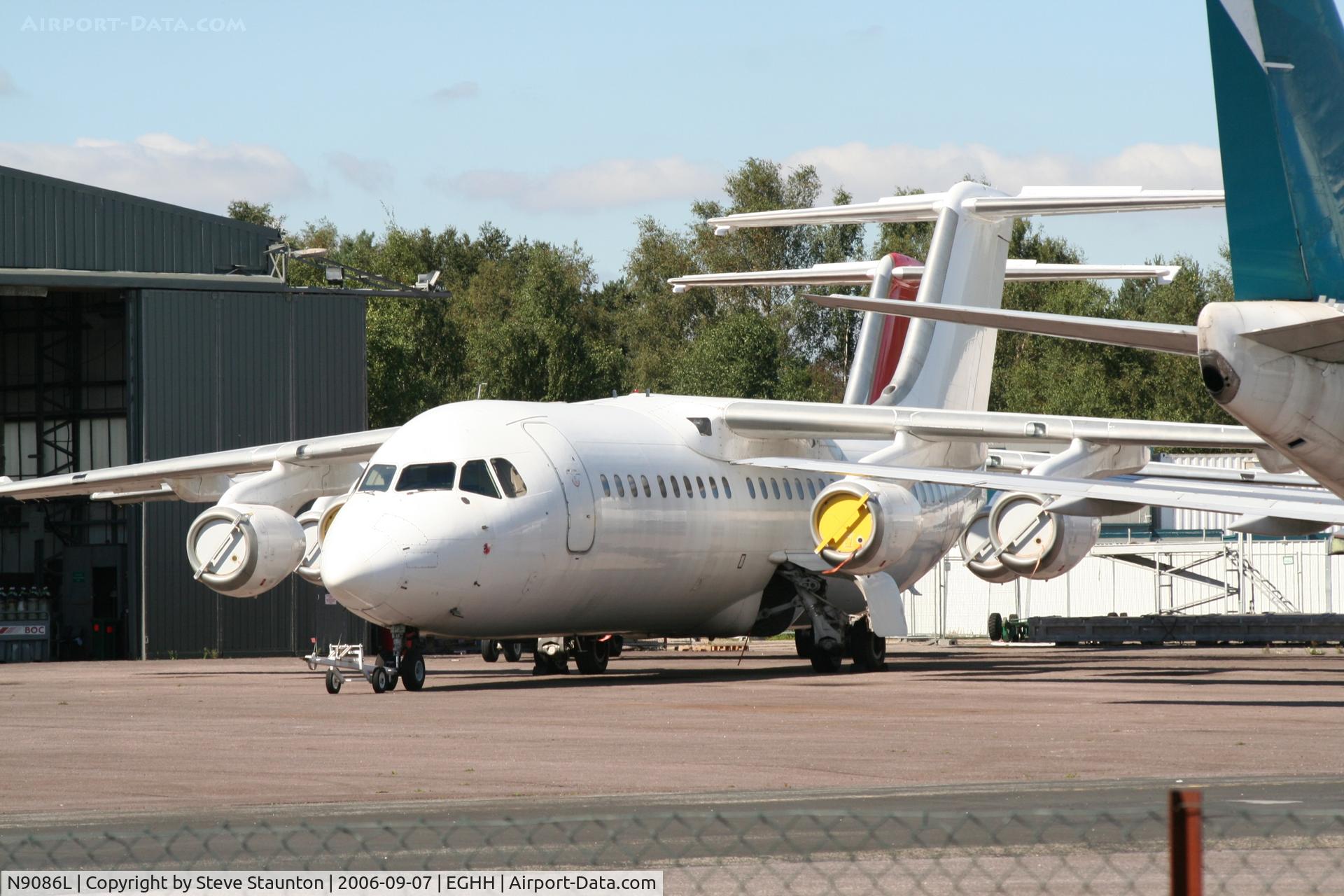 N9086L, 1989 British Aerospace BAe.146-300A C/N E3135, Taken at Bournemouth September 2006