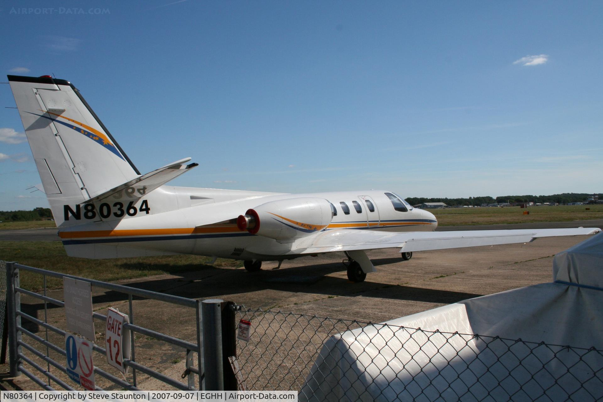 N80364, 1975 Cessna 500 Citation I C/N 500-0299, Taken at Bournemouth September 2006