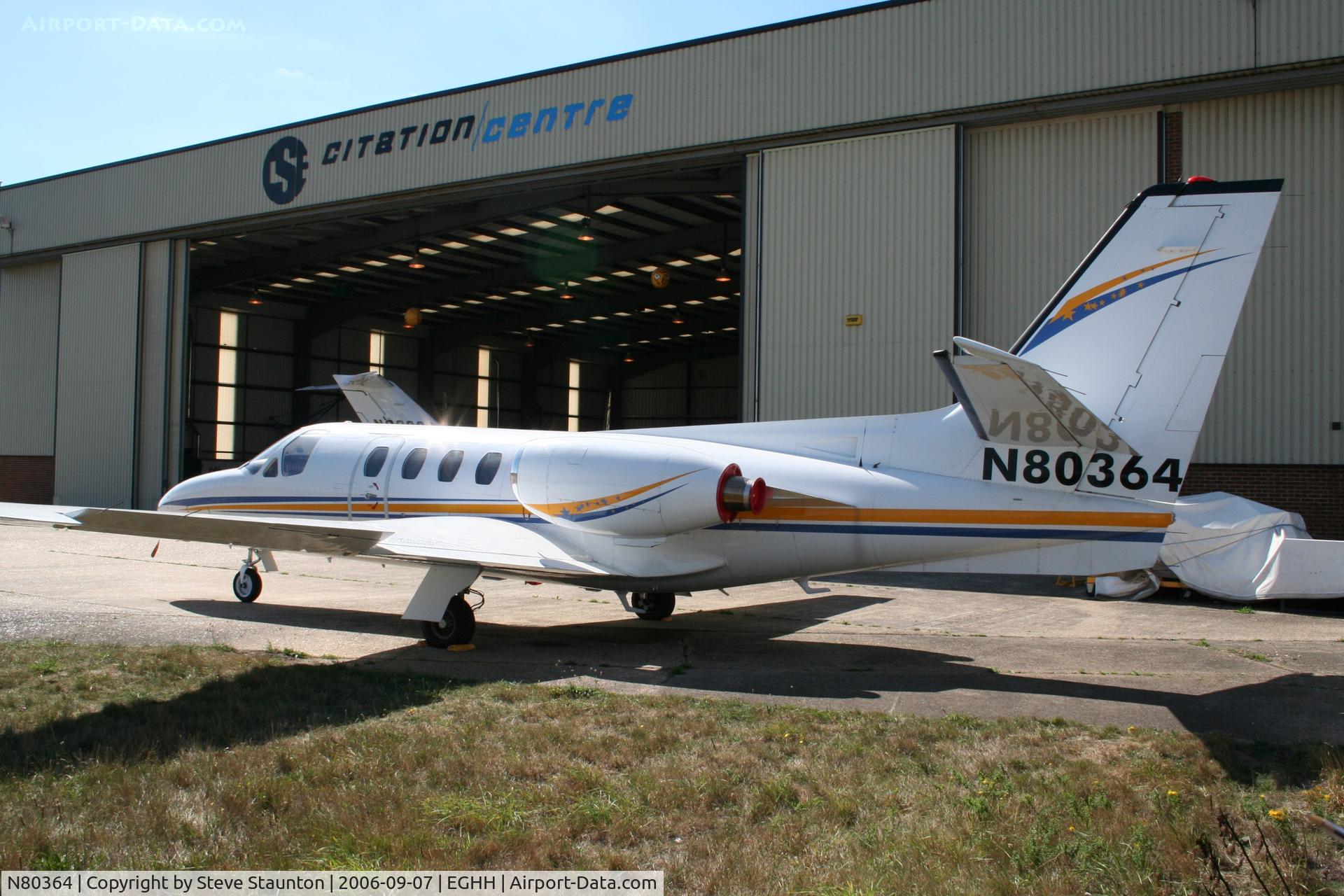 N80364, 1975 Cessna 500 Citation I C/N 500-0299, Taken at Bournemouth September 2006