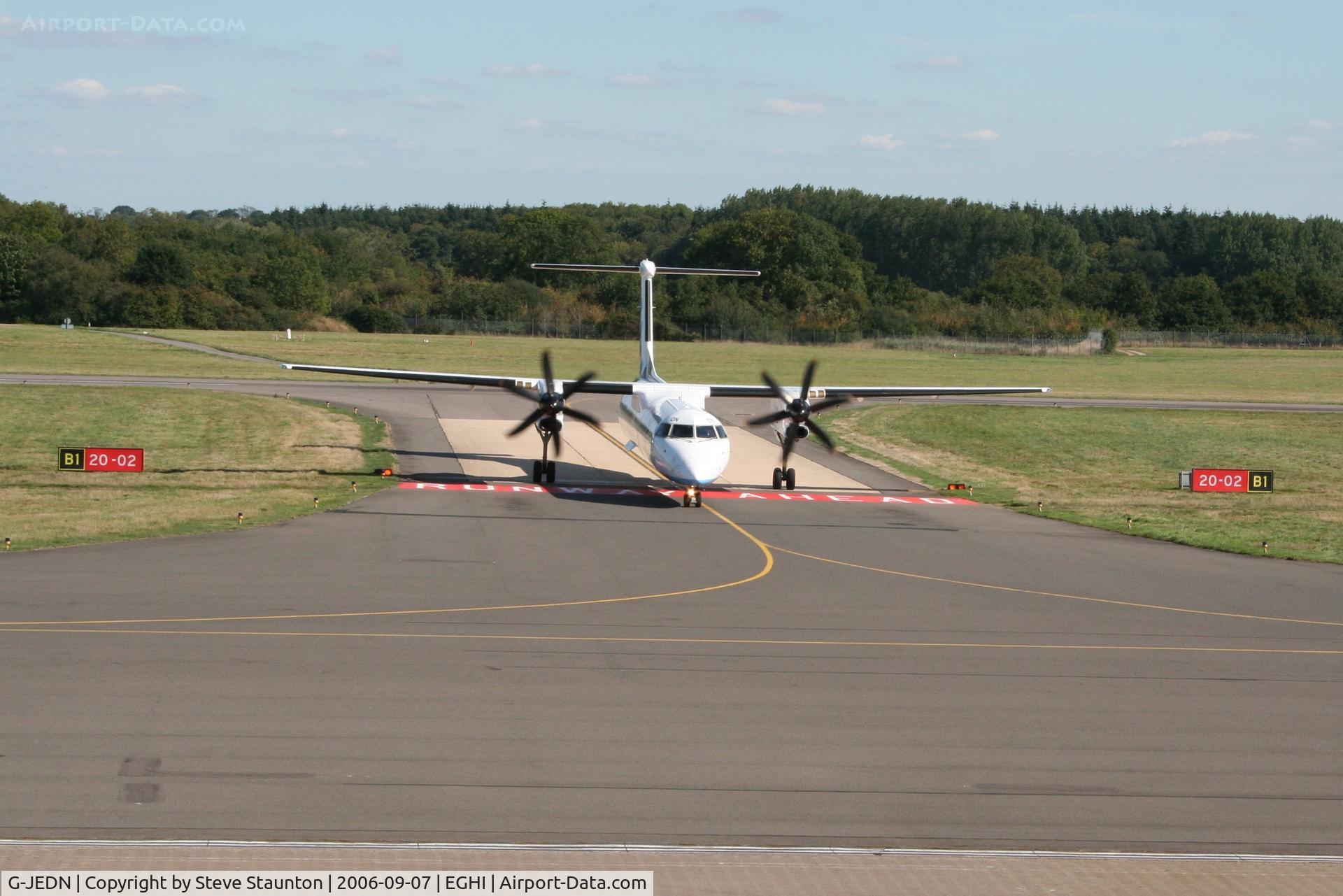 G-JEDN, 2003 De Havilland Canada DHC-8-402Q Dash 8 C/N 4078, Taken at Southampton September 2006