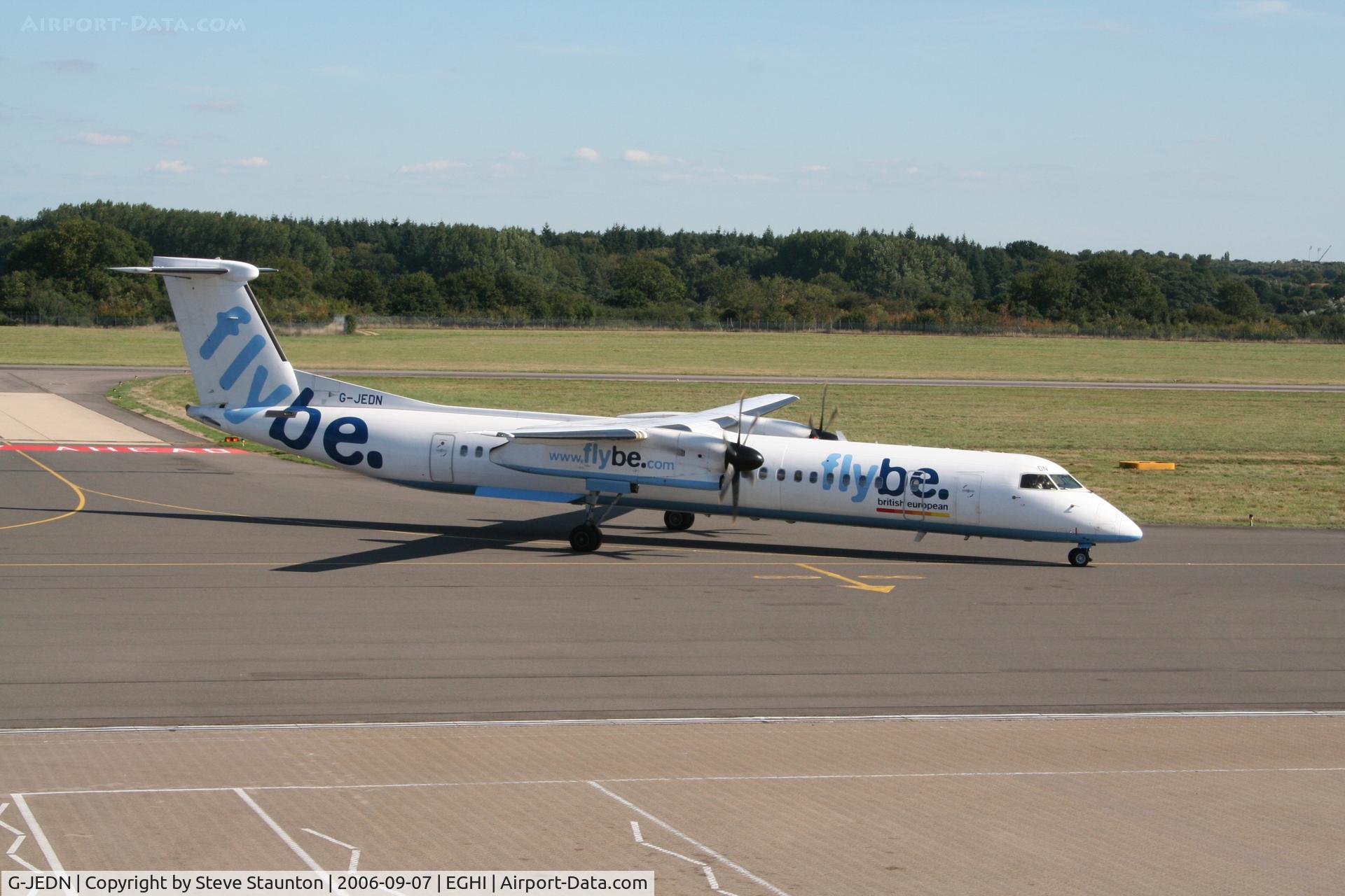 G-JEDN, 2003 De Havilland Canada DHC-8-402Q Dash 8 C/N 4078, Taken at Southampton September 2006