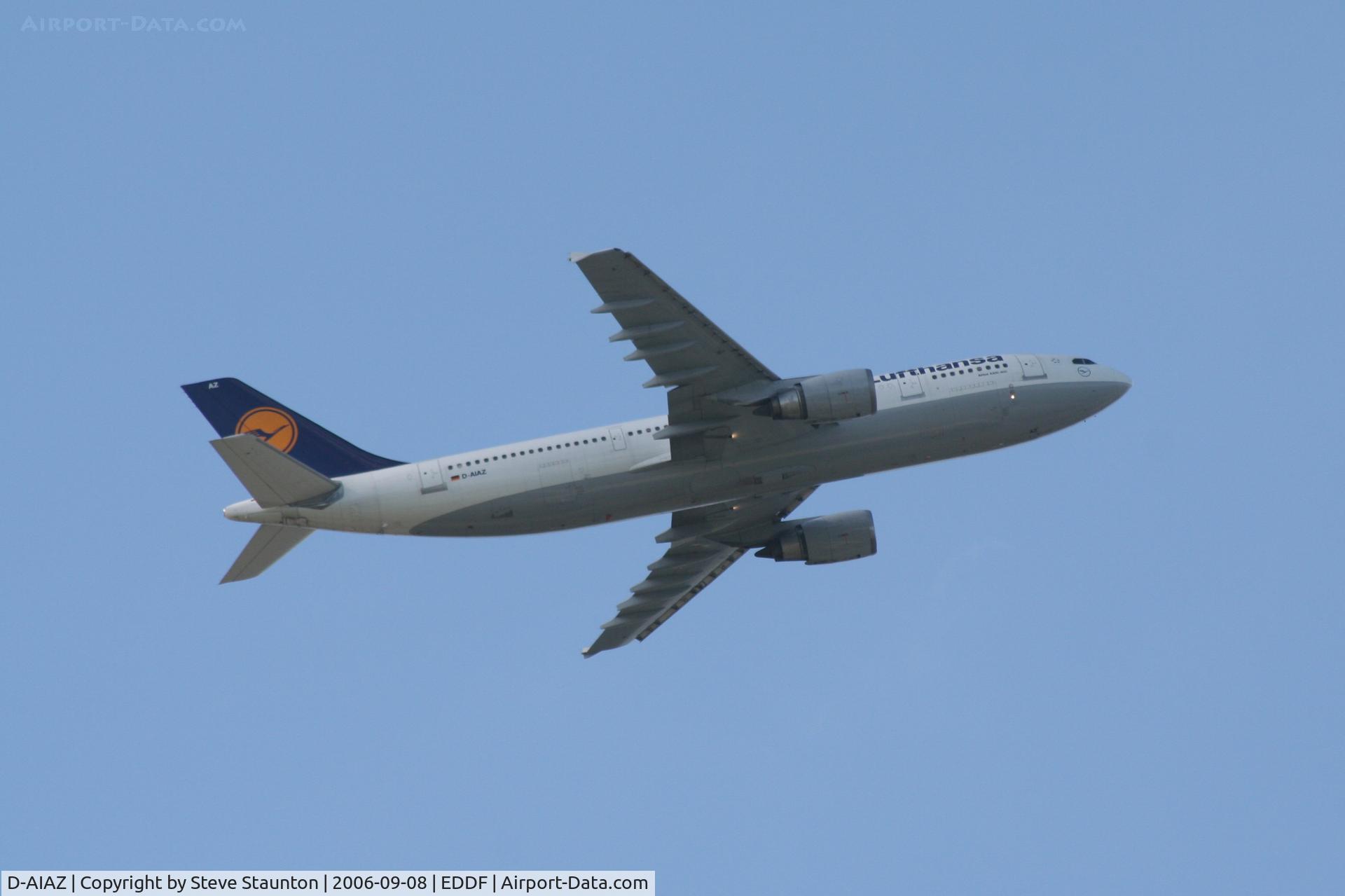 D-AIAZ, 1993 Airbus A300B4-605R C/N 701, Taken at Frankfurt September 2006