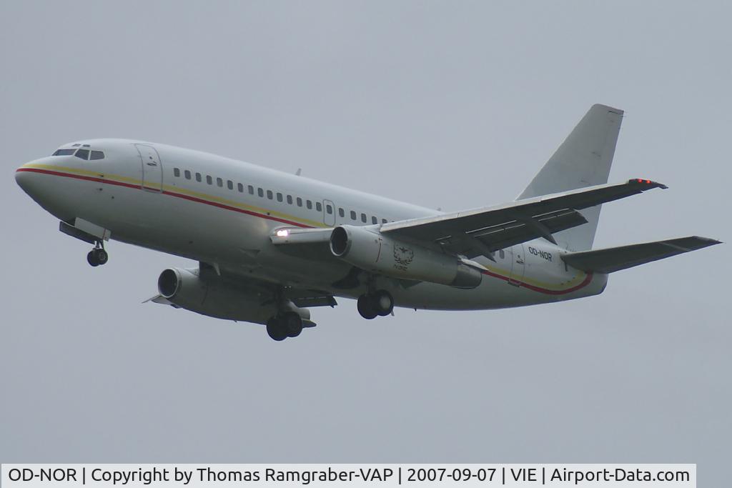 OD-NOR, 1982 Boeing 737-201 C/N 22754, Cirrus Middle East Boeing 737-200 (basic Kurdistan Airlines colors, ex. N247US)