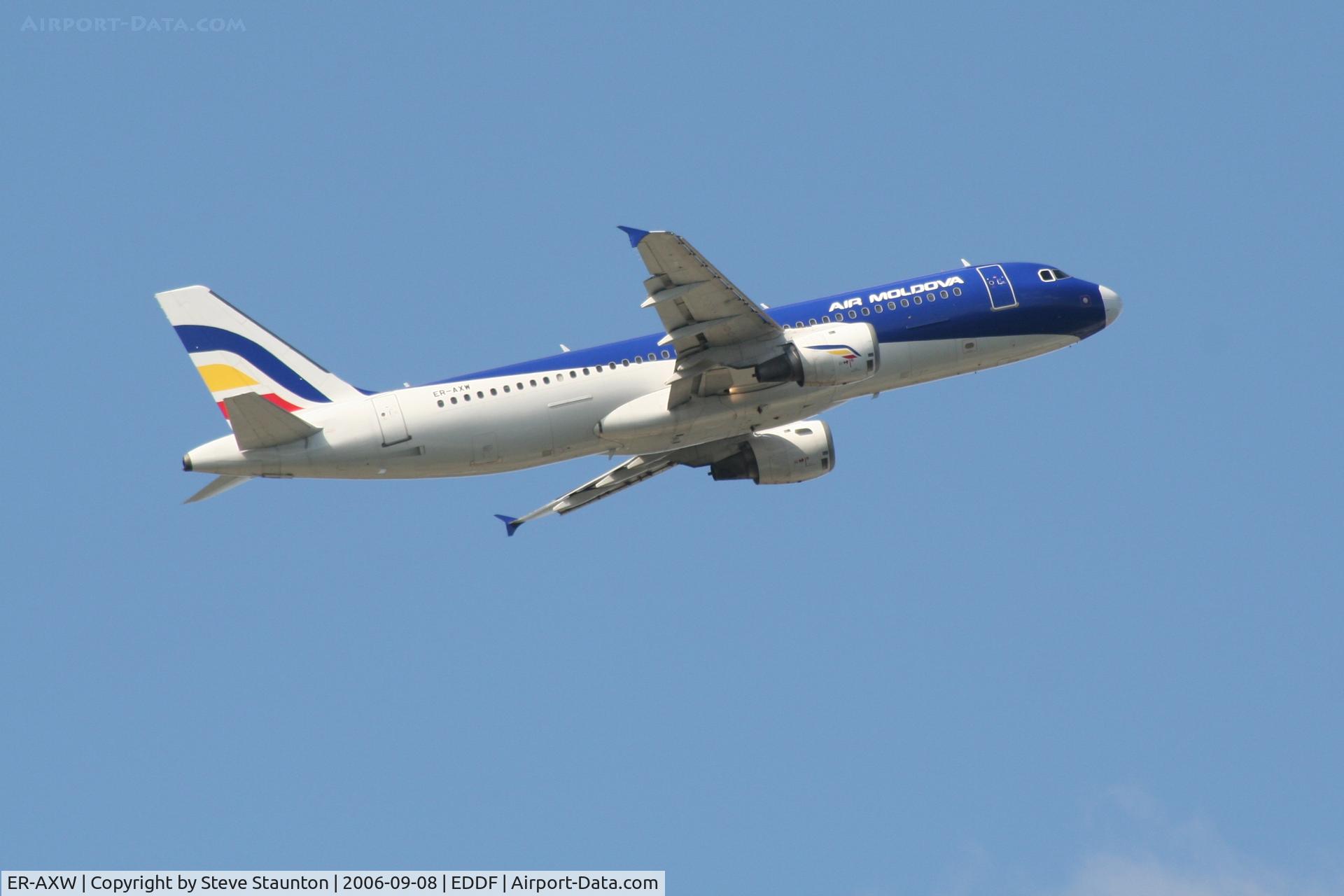 ER-AXW, 1997 Airbus A320-211 C/N 662, Taken at Frankfurt September 2006