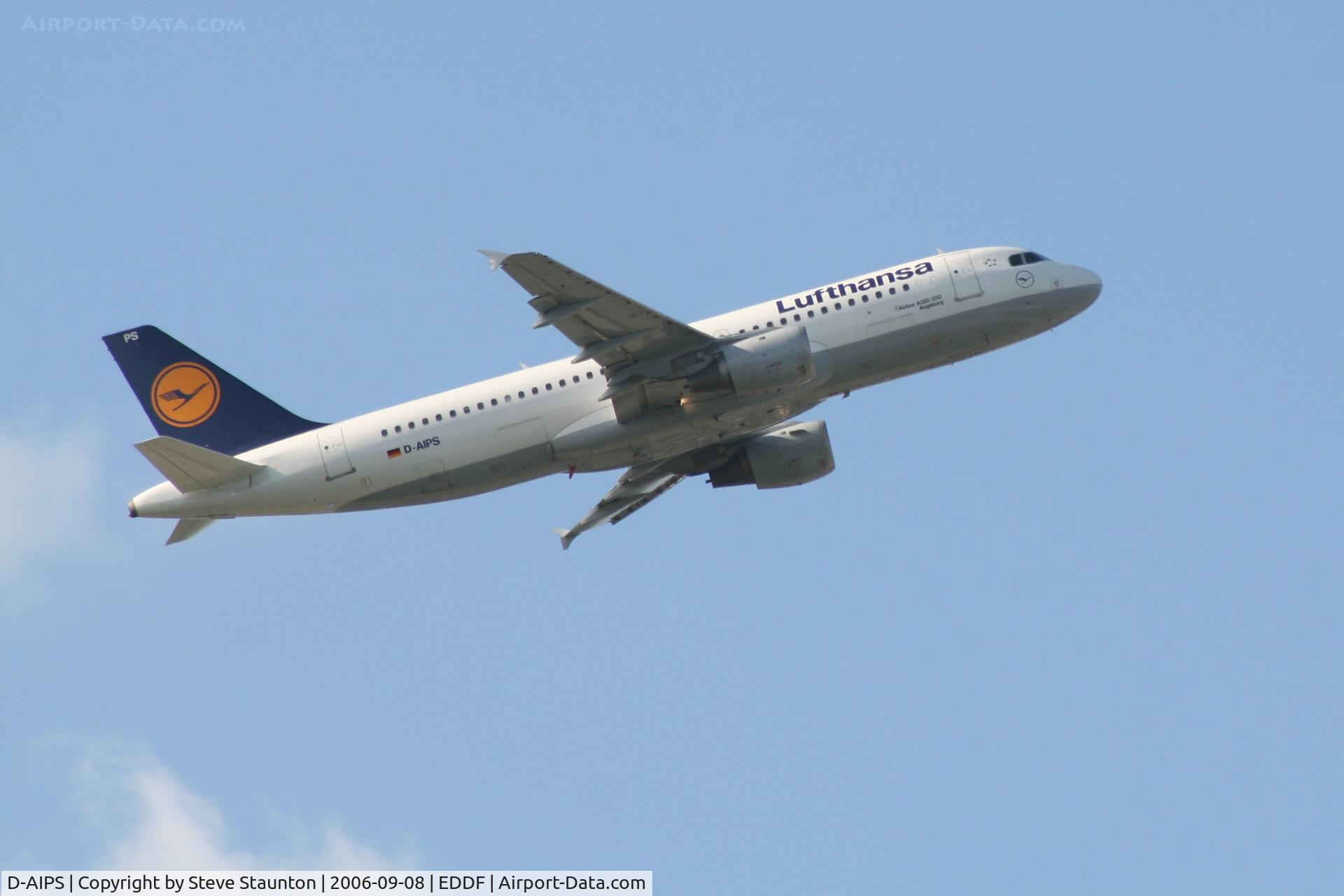 D-AIPS, 1990 Airbus A320-211 C/N 0116, Taken at Frankfurt September 2006