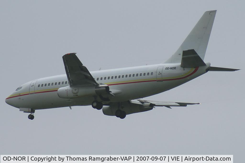 OD-NOR, 1982 Boeing 737-201 C/N 22754, Cirrus Middle East Boeing 737-200 (basic Kurdistan Airlines colors, ex. N247US)