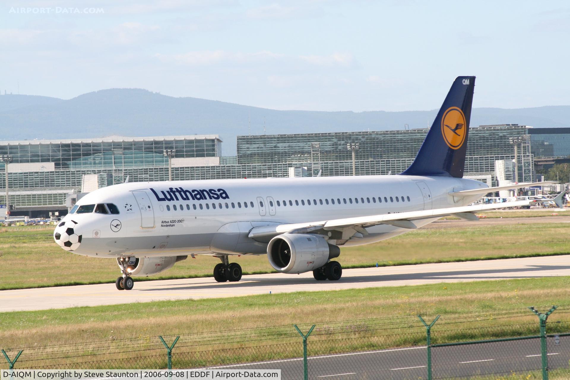 D-AIQM, 1991 Airbus A320-211 C/N 0268, Taken at Frankfurt September 2006