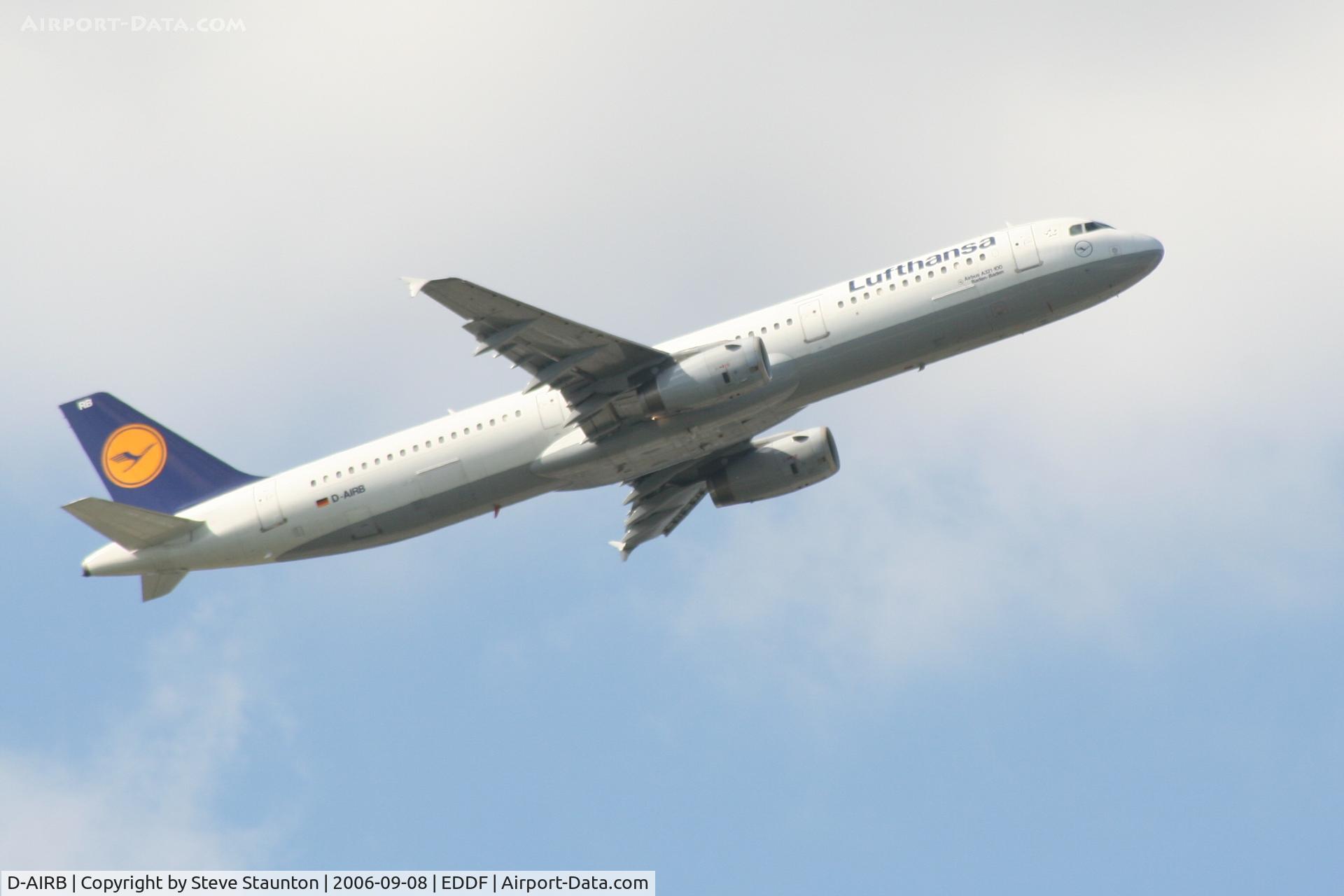 D-AIRB, 1993 Airbus A321-131 C/N 0468, Taken at Frankfurt September 2006