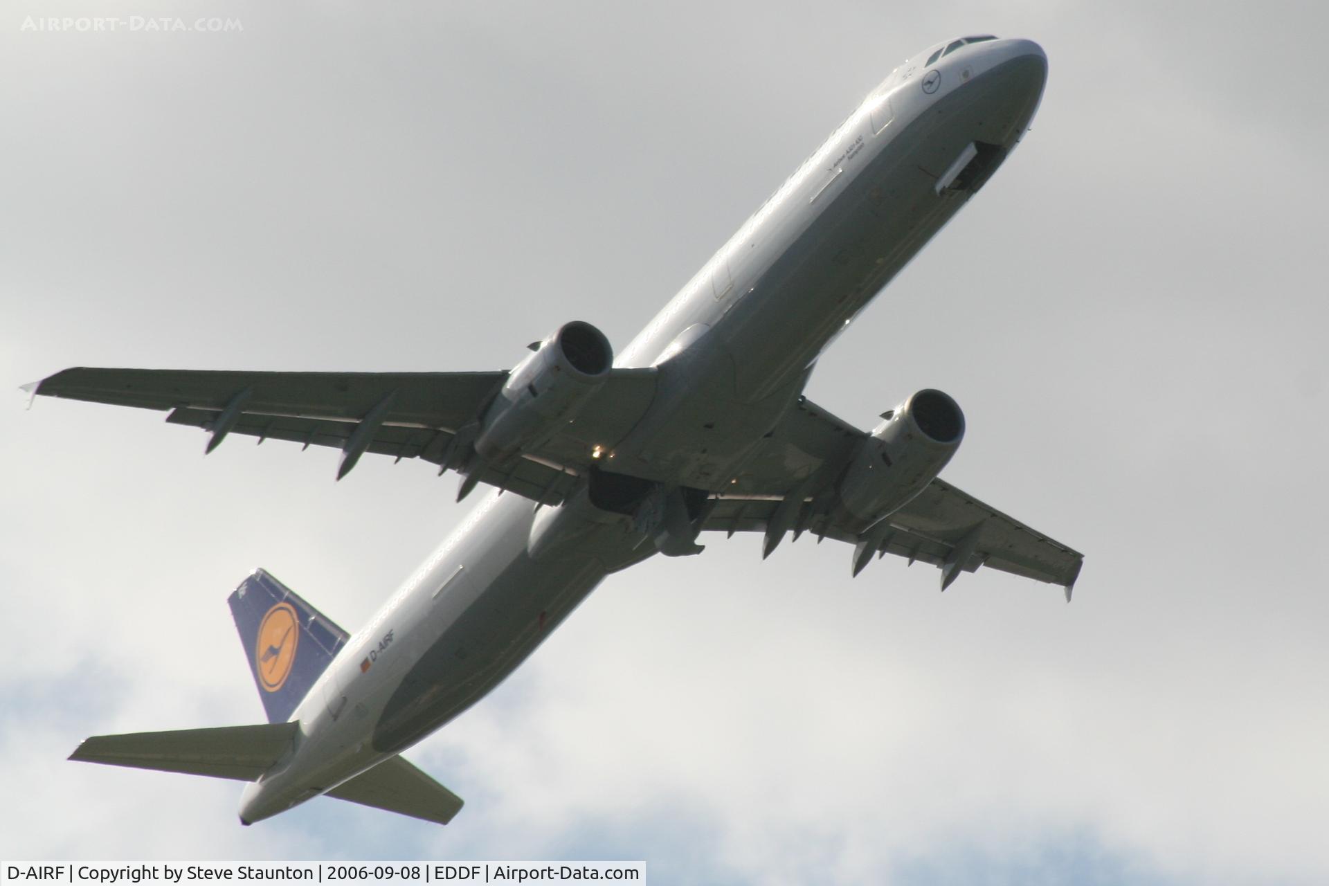 D-AIRF, 1994 Airbus A321-131 C/N 0493, Taken at Frankfurt September 2006
