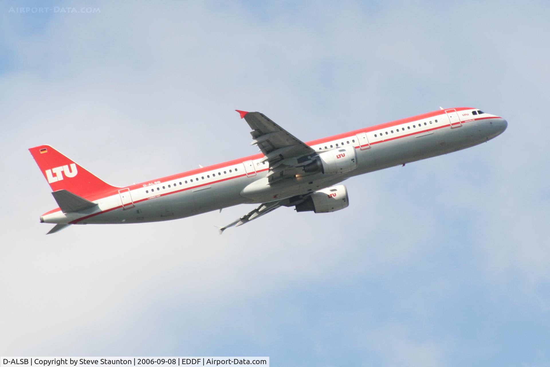 D-ALSB, 2003 Airbus A321-211 C/N 1994, Taken at Frankfurt September 2006