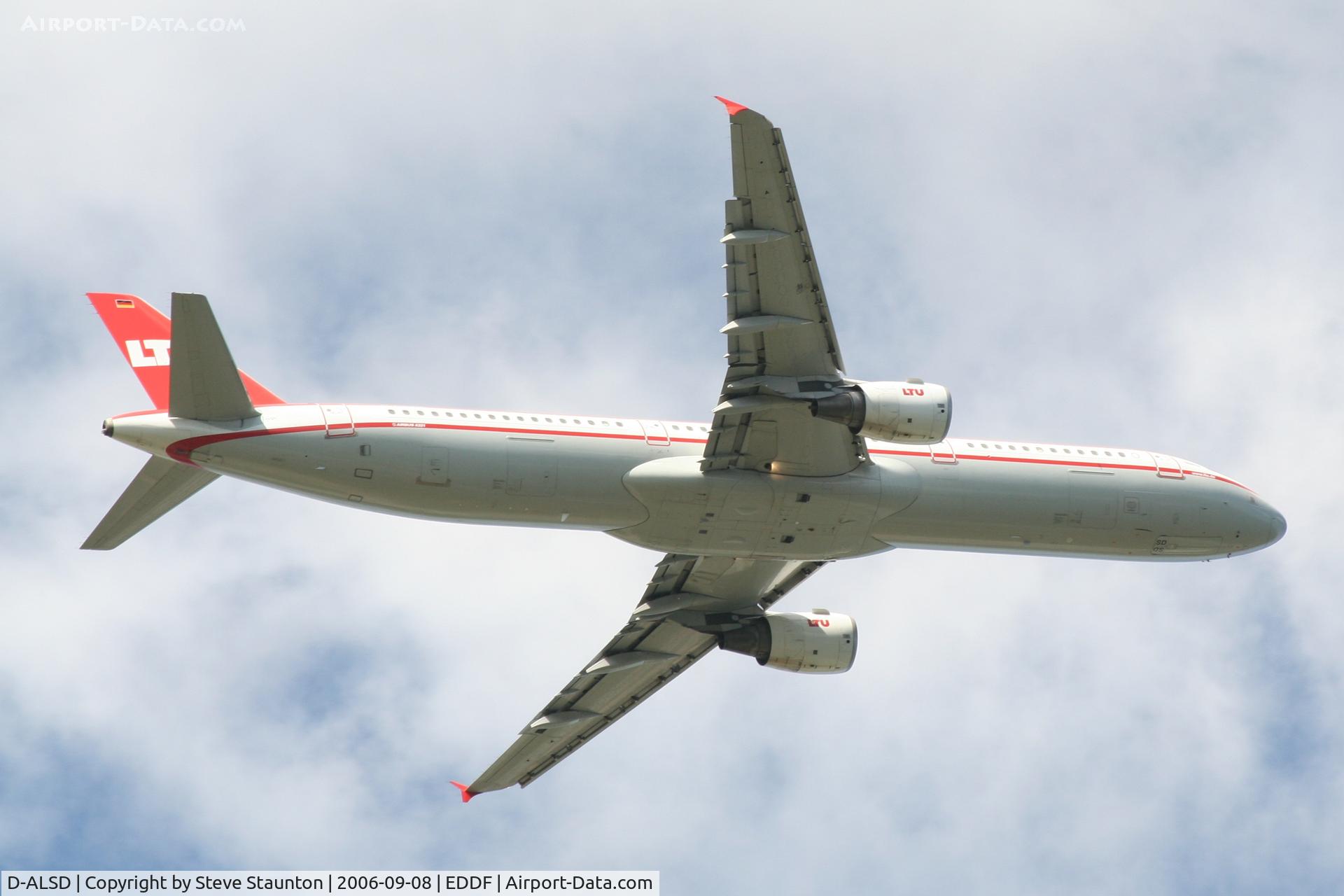 D-ALSD, 2001 Airbus A321-211 C/N 1607, Taken at Frankfurt September 2006