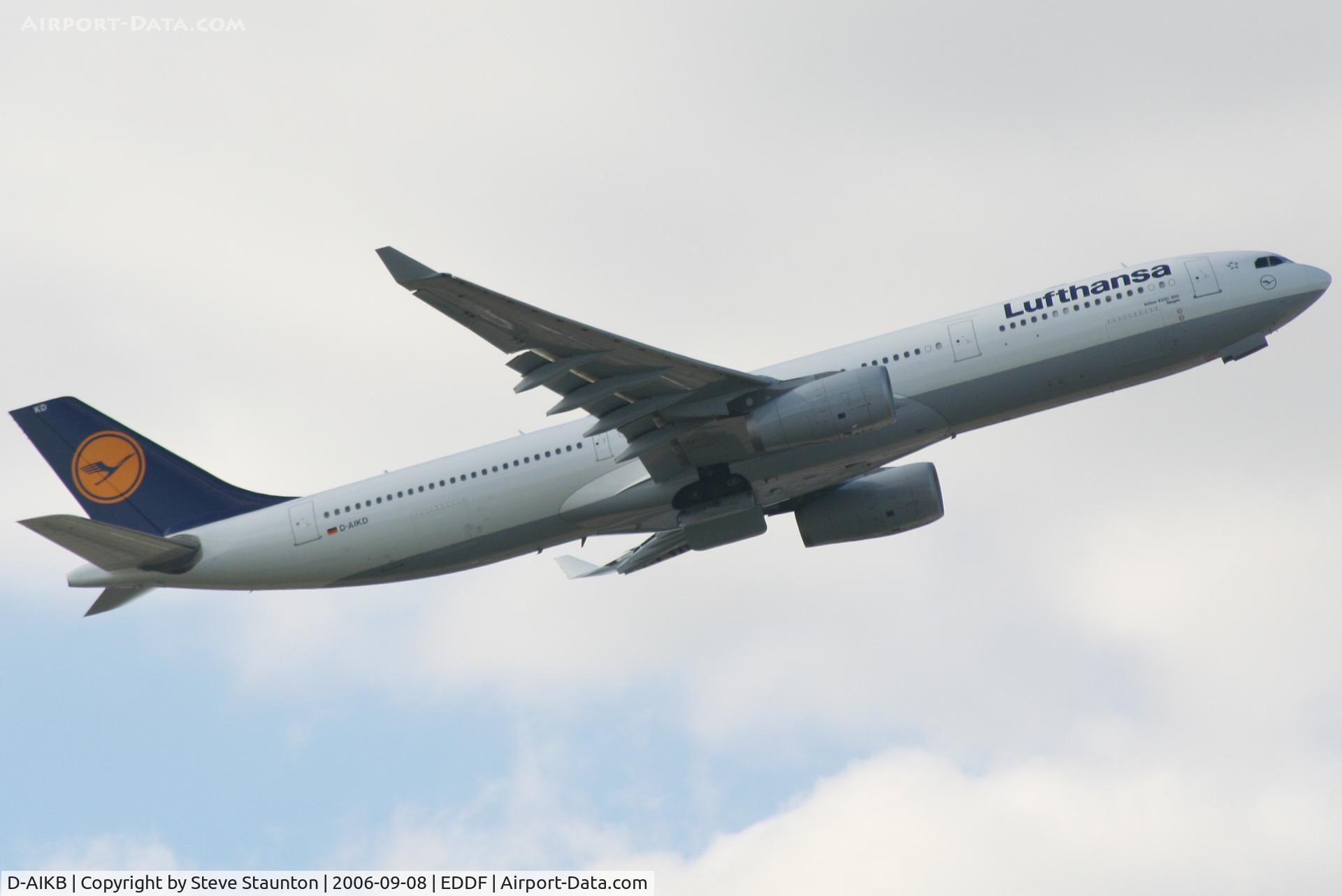 D-AIKB, 2004 Airbus A330-343X C/N 576, Taken at Frankfurt September 2006