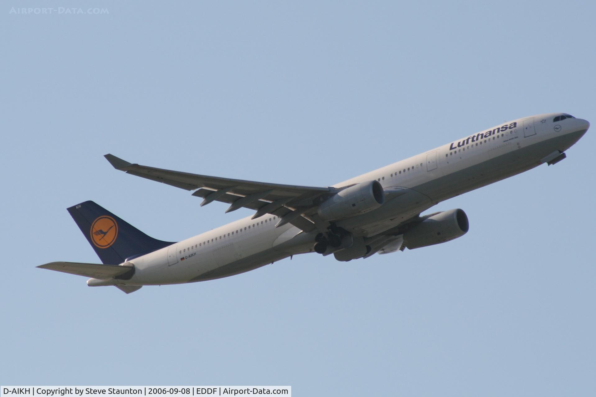 D-AIKH, 2005 Airbus A330-343X C/N 648, Taken at Frankfurt September 2006