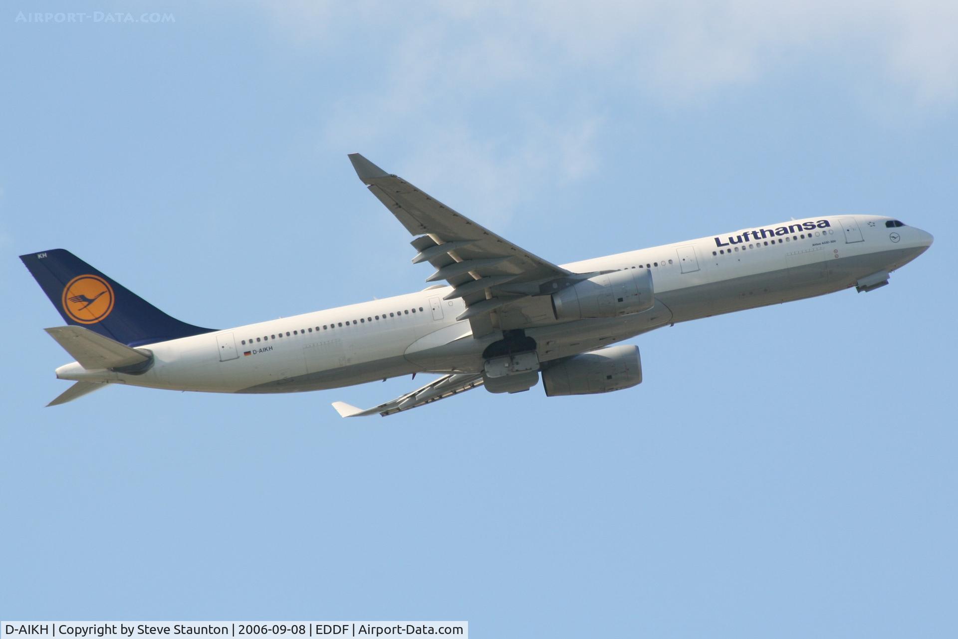 D-AIKH, 2005 Airbus A330-343X C/N 648, Taken at Frankfurt September 2006