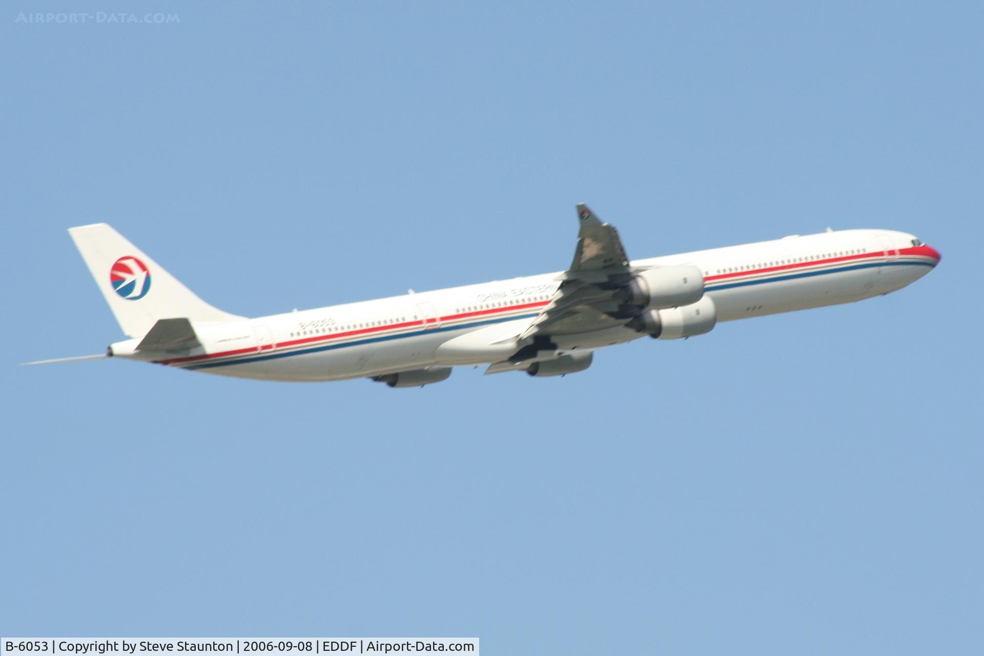 B-6053, 2004 Airbus A340-642 C/N 577, Taken at Frankfurt September 2006