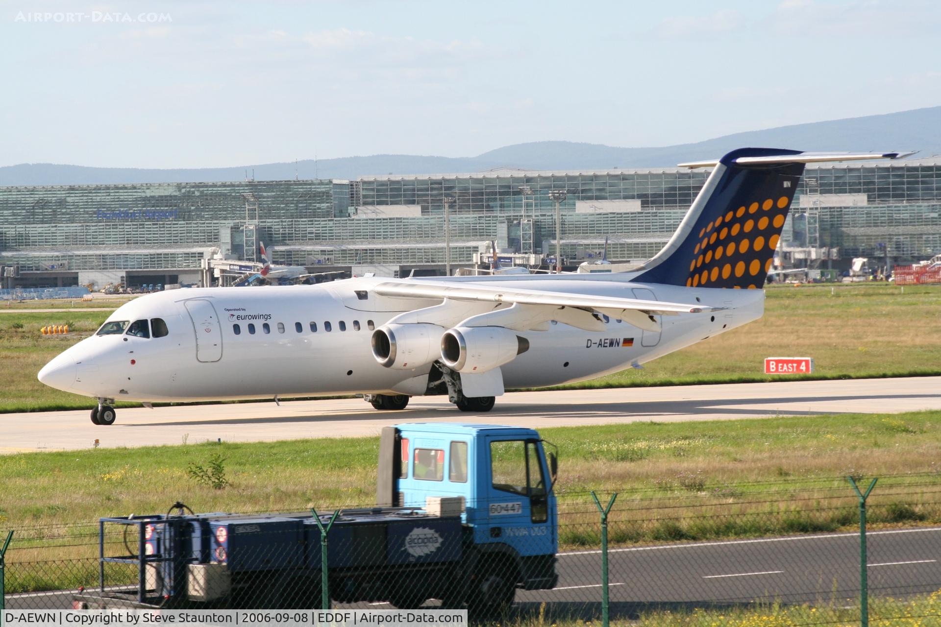 D-AEWN, 1990 British Aerospace BAe.146-300 C/N E3158, Taken at Frankfurt September 2006