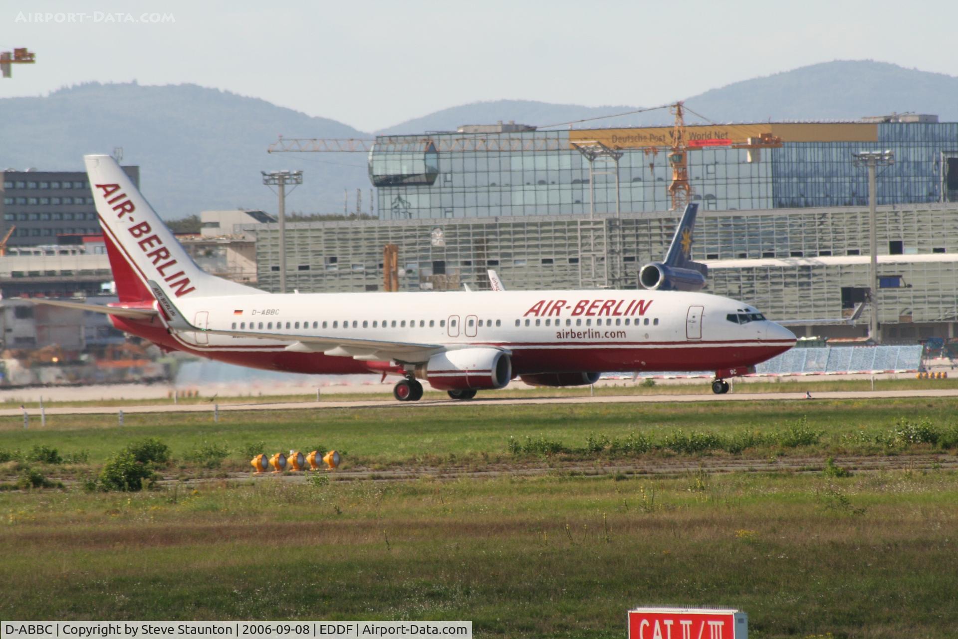 D-ABBC, 2001 Boeing 737-86J C/N 32625, Taken at Frankfurt September 2006