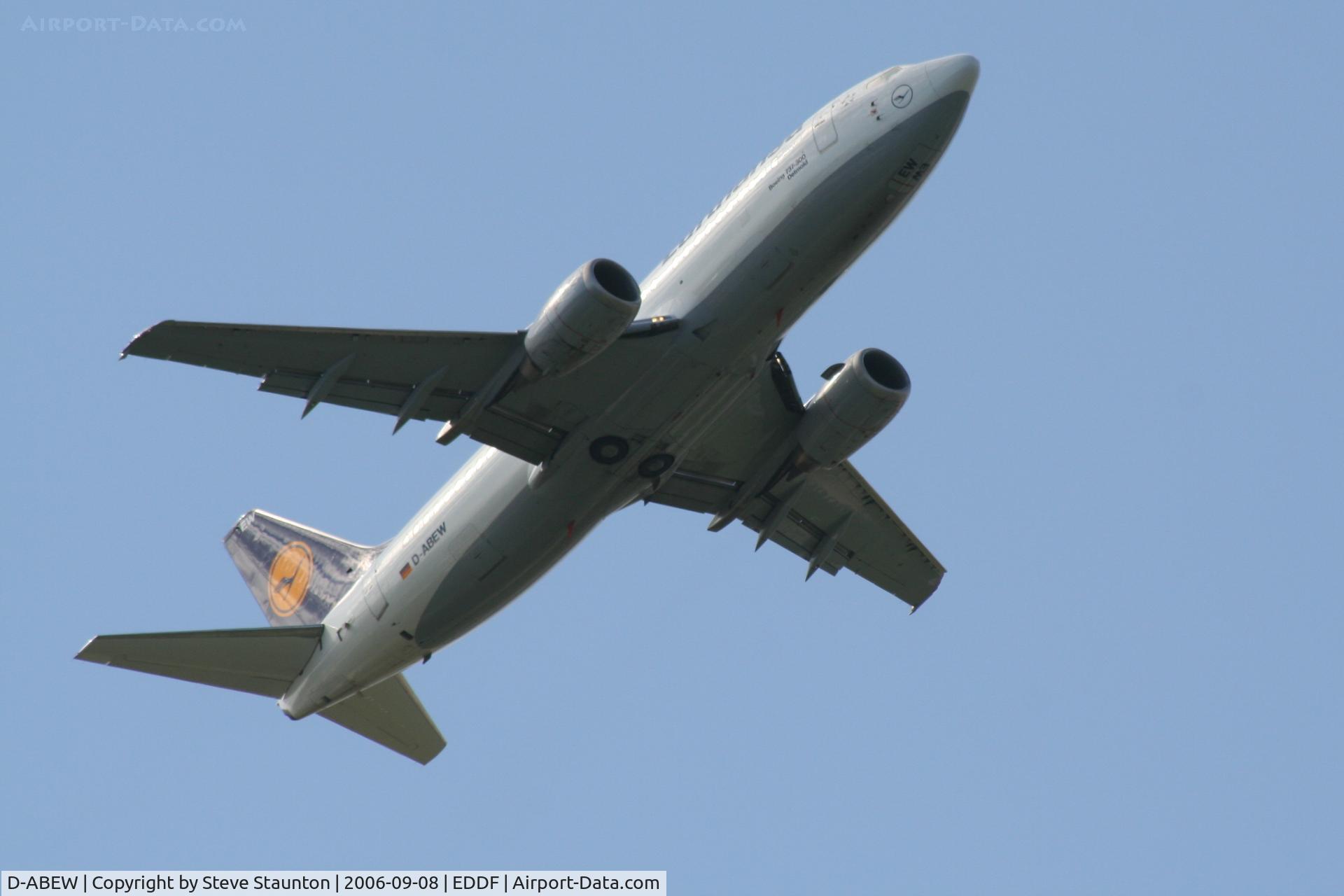 D-ABEW, 1995 Boeing 737-330 C/N 27905, Taken at Frankfurt September 2006