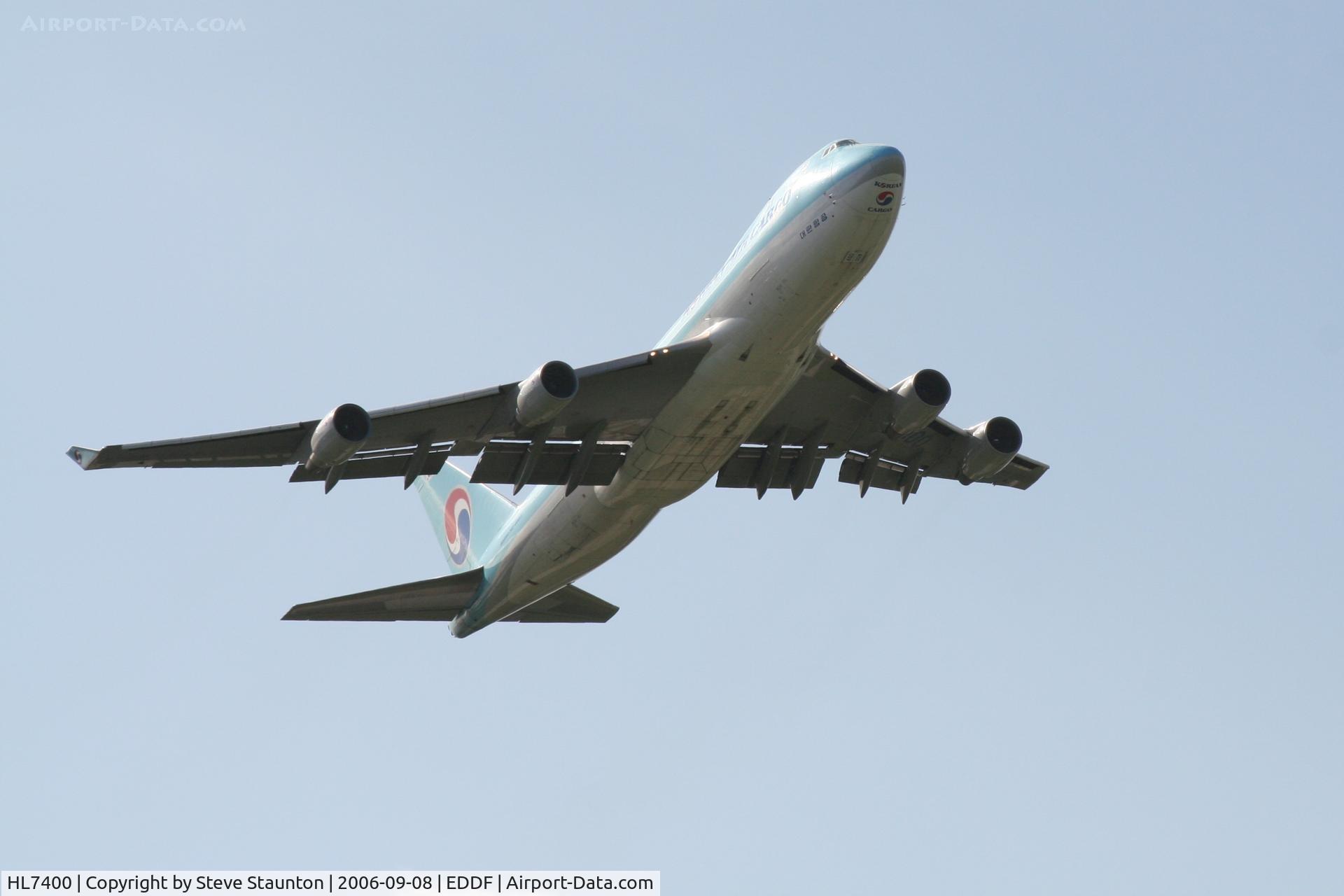 HL7400, 2001 Boeing 747-4B5F/SCD C/N 26414, Taken at Frankfurt September 2006