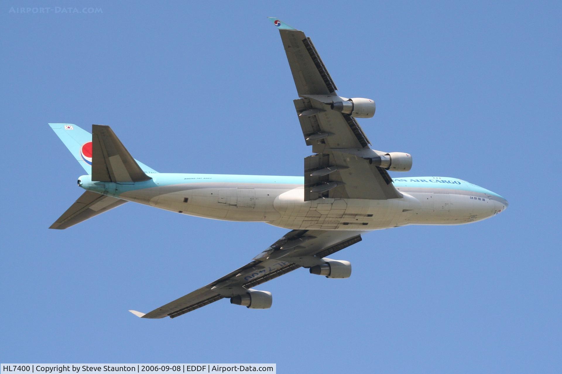 HL7400, 2001 Boeing 747-4B5F/SCD C/N 26414, Taken at Frankfurt September 2006