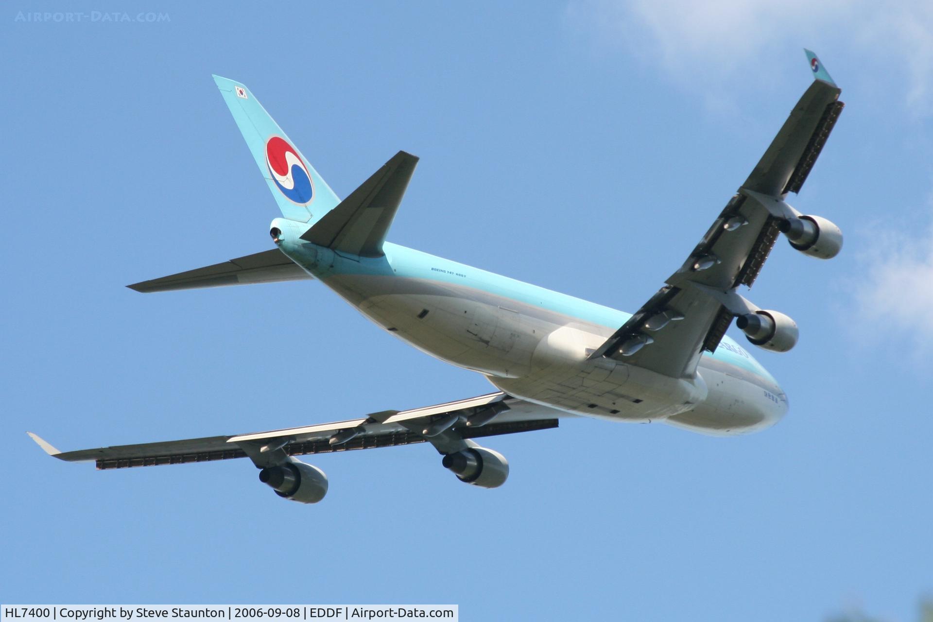 HL7400, 2001 Boeing 747-4B5F/SCD C/N 26414, Taken at Frankfurt September 2006