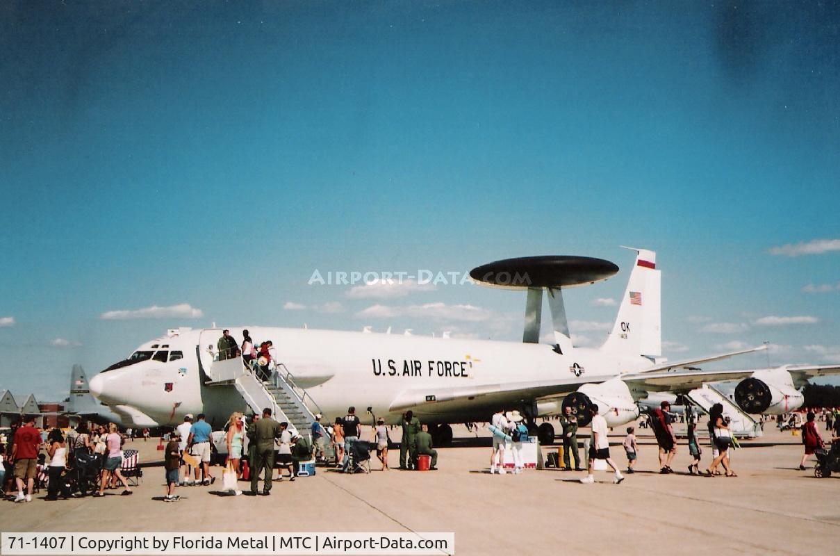71-1407, 1971 Boeing E-3B Sentry C/N 20518, E-3B