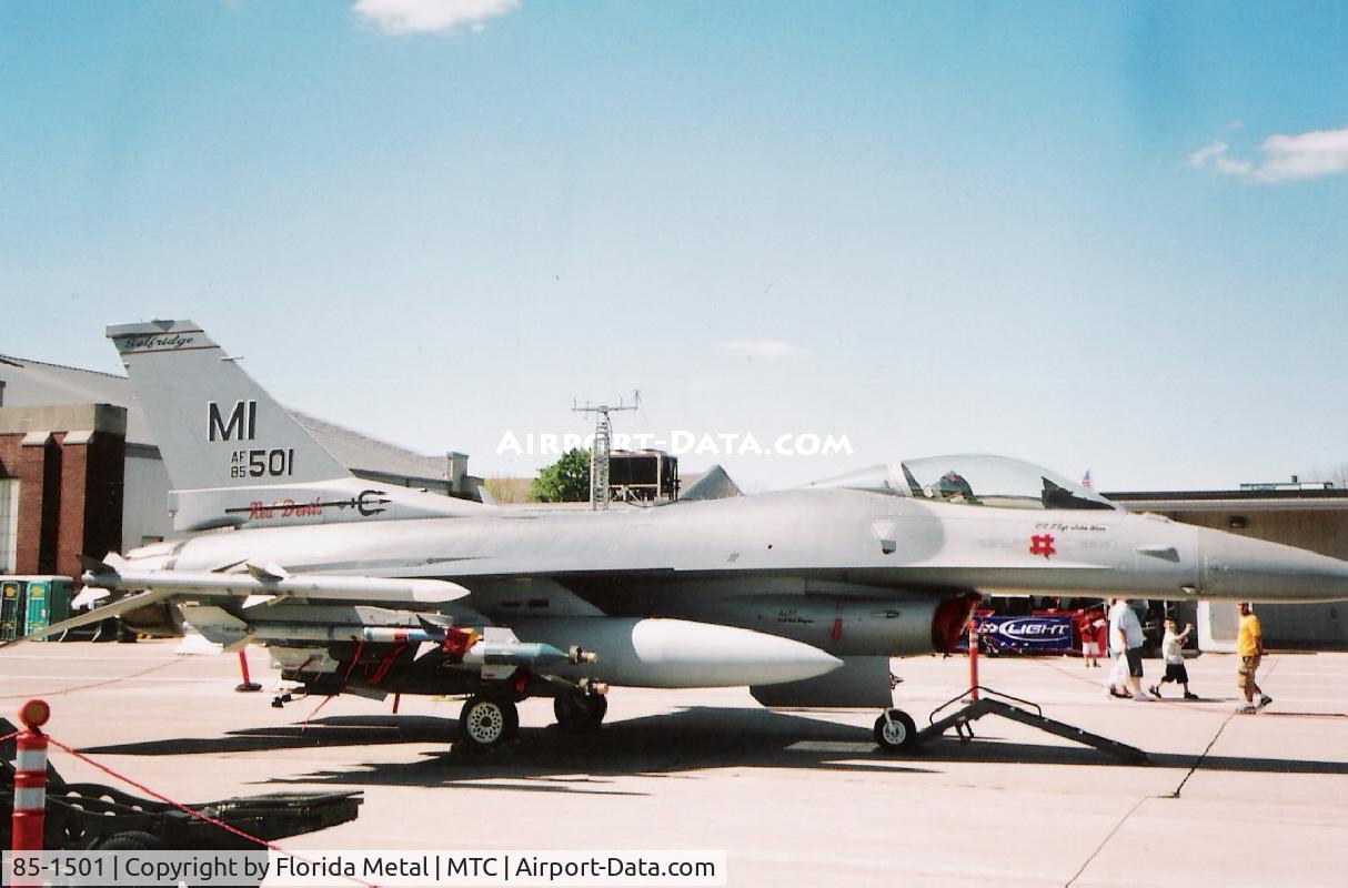 85-1501, 1985 General Dynamics F-16C Fighting Falcon C/N 5C-281, F-16