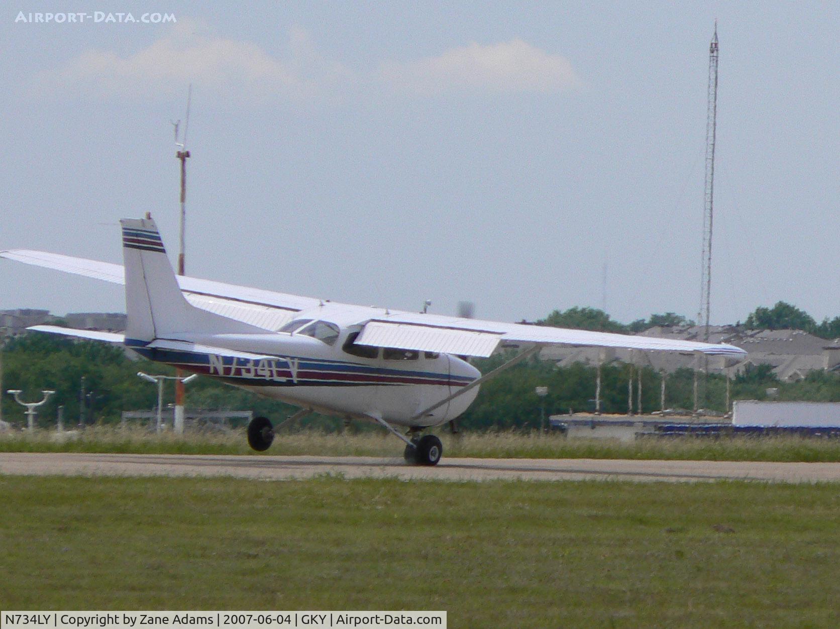 N734LY, 1977 Cessna 172N C/N 17268949, First landing on a first solo...the second was much better :)
