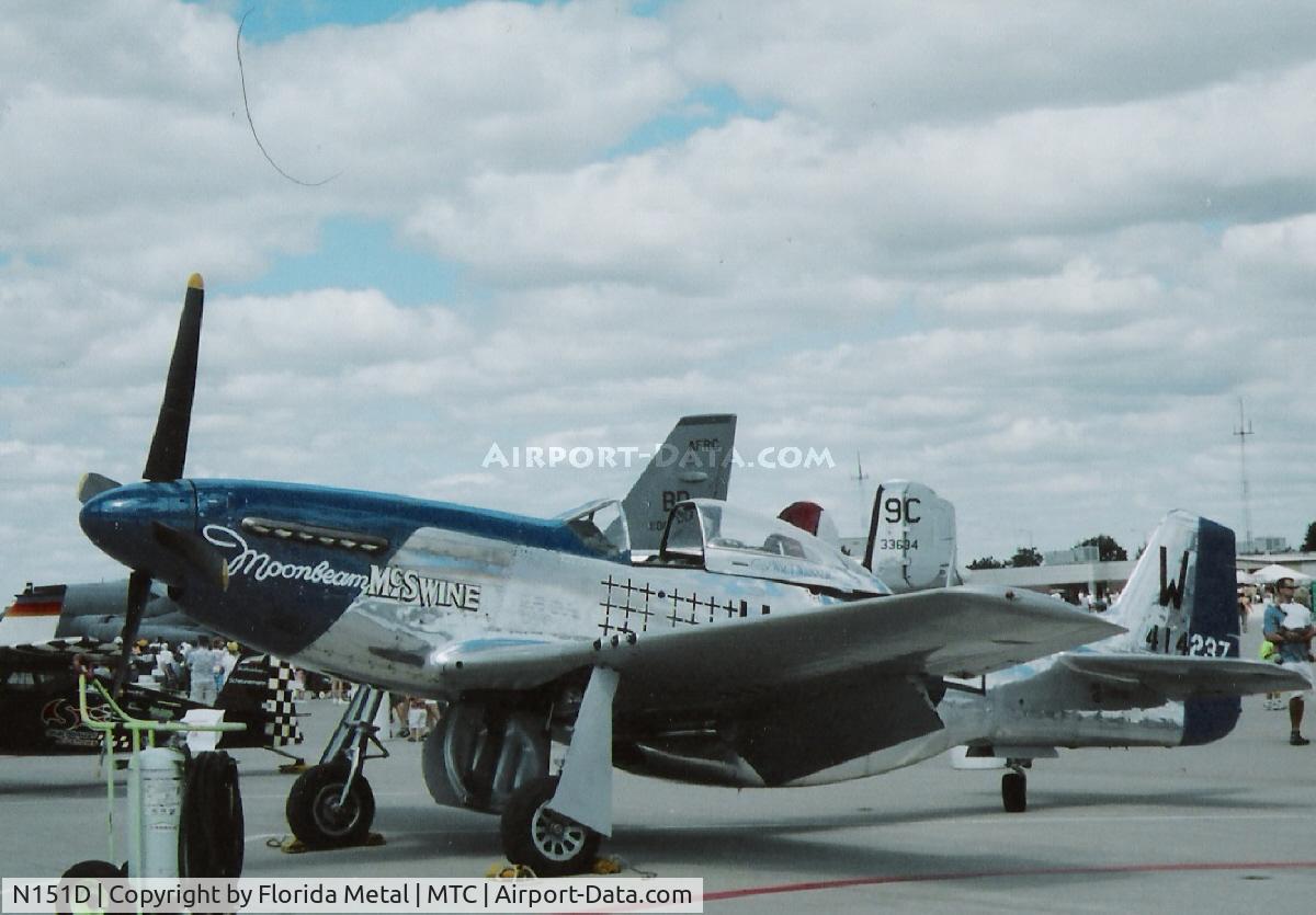 N151D, 1944 North American P-51D Mustang C/N 44-72777, P-51D