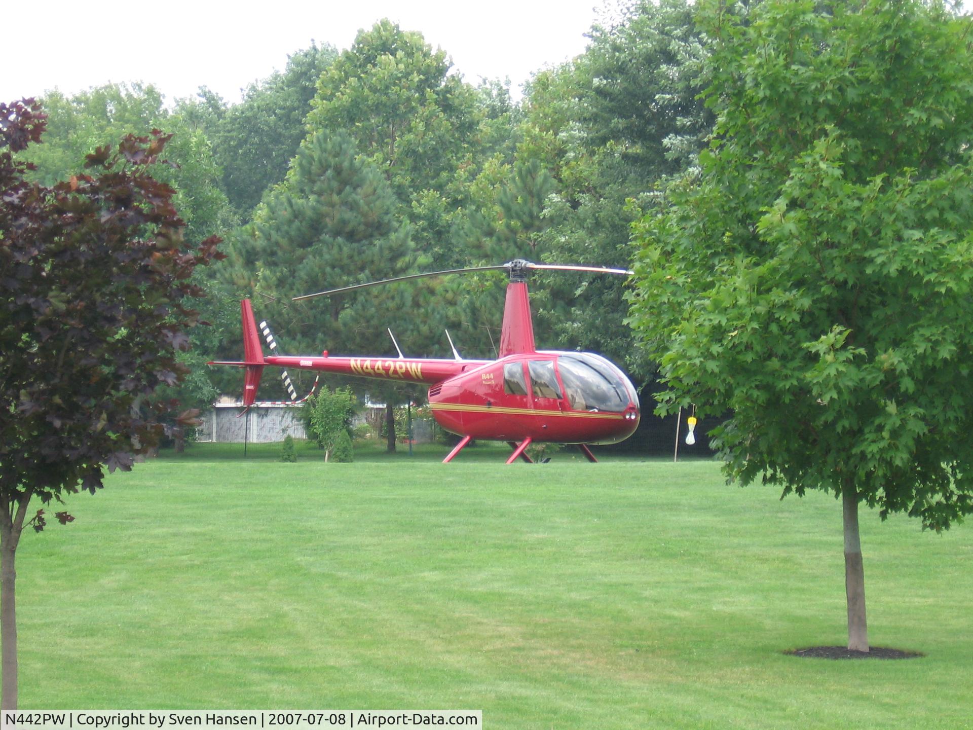 N442PW, 2002 Robinson R44 II C/N 10002, Stopped by my neigborhood