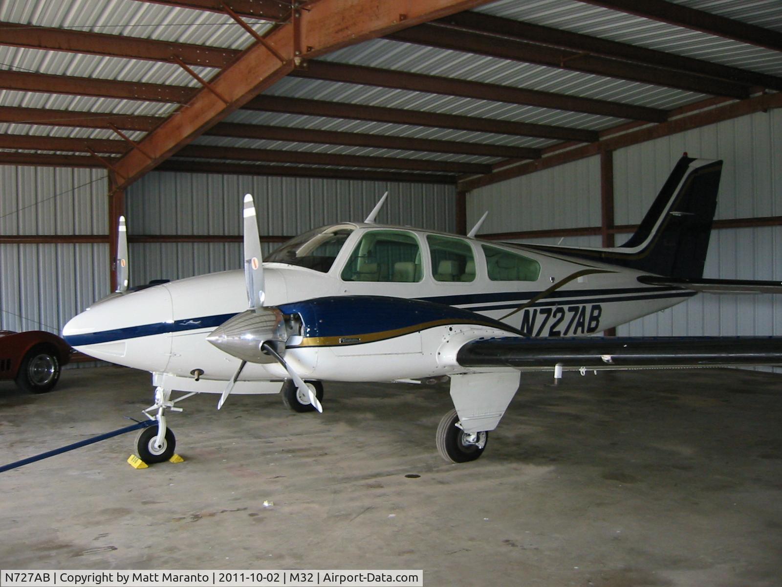 N727AB, 1977 Beech 95-B55 (T42A) Baron C/N TC-2071, 55 Baron with Jaguar Paint scheme