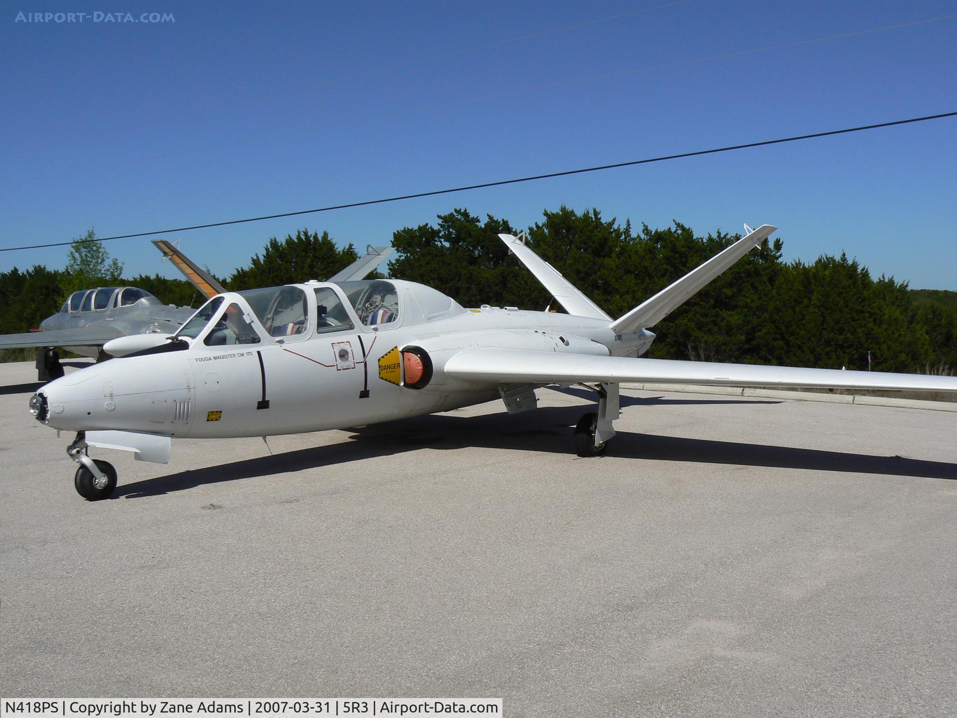 N418PS, 1964 Fouga CM-170 Magister C/N 418, Fouga Magister