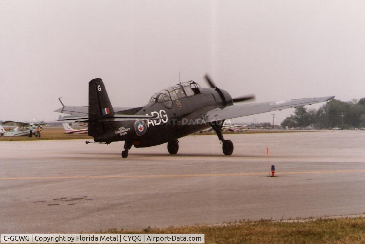 C-GCWG, Grumman TBM-3E Avenger C/N 4355, TBM Avenger - thanks Glenn for finding Canadian reg on this.