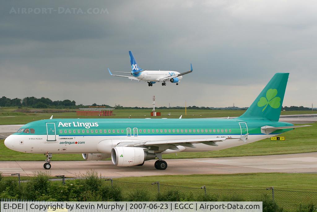 EI-DEI, 2005 Airbus A320-214 C/N 2374, One sneaks over the top