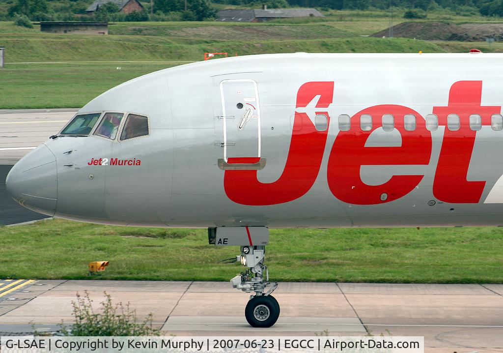 G-LSAE, 1988 Boeing 757-27B C/N 24135, Jet 2 757 close up